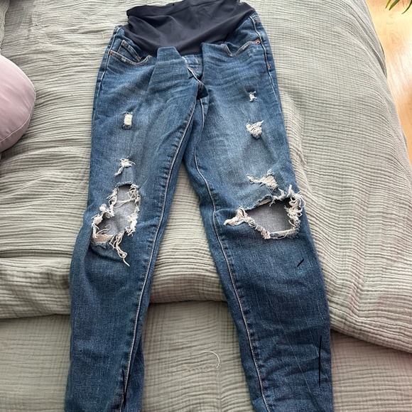 Maternity jeans Old Navy size 4 long - Picture 1 of 1